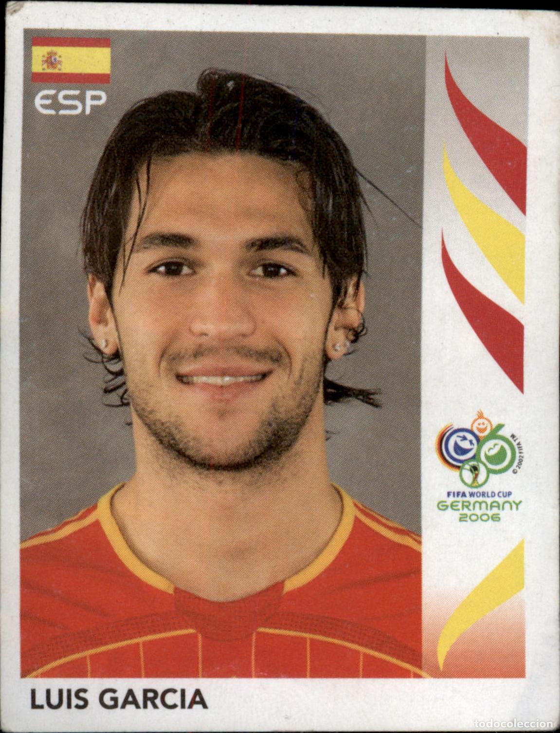 Cromos de F&uacute;tbol: Luis Garc&iacute;a N&ordm; 544 Espa&ntilde;a Mundial 2006 World Cup Germany Panini 06