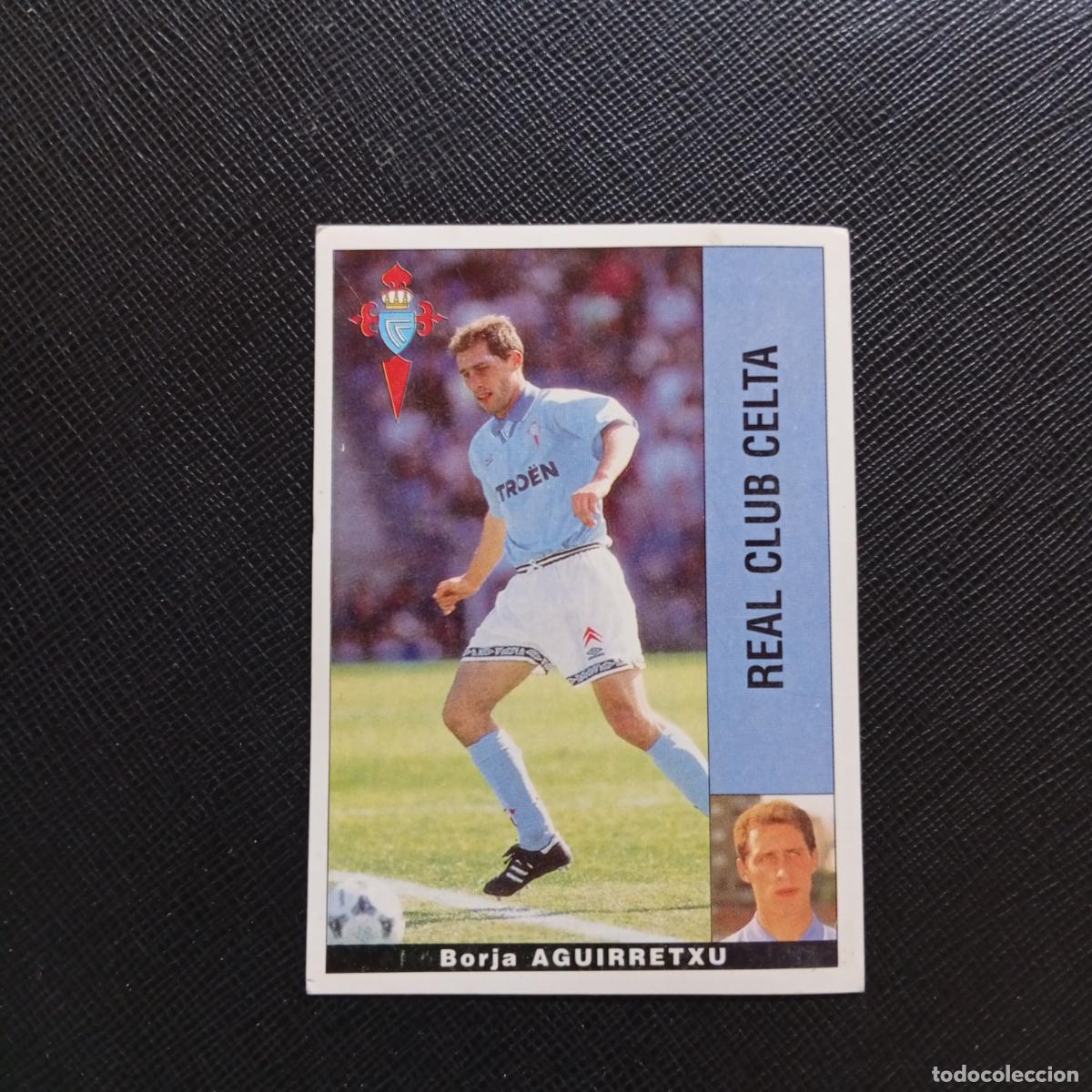 Fu&szlig;ball-Sticker: AGUIRRETXU CELTA PANINI 1996 1995 CROMO FUTBOL LIGA 96 95 - SIN PEGAR - A168 PG505