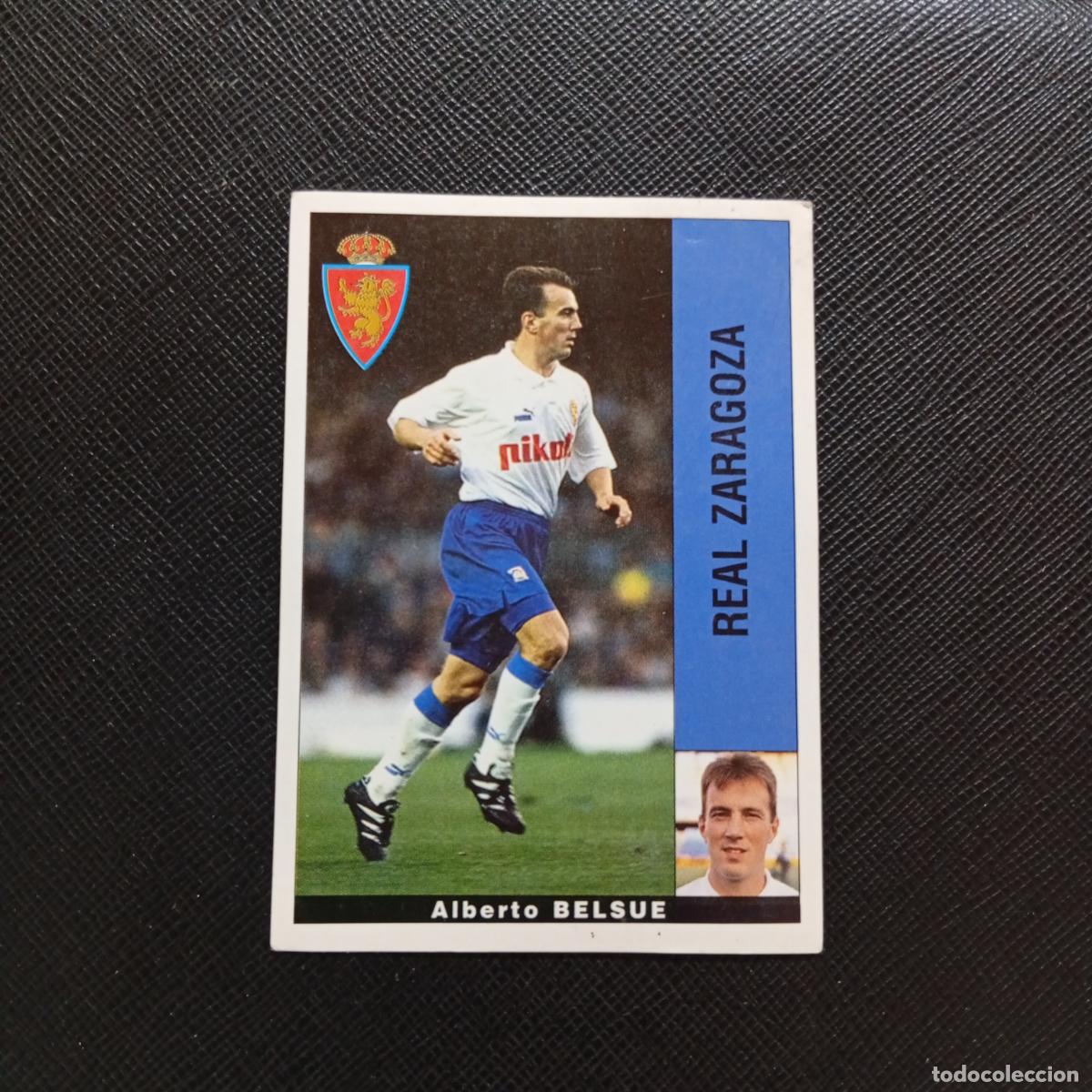 Cromos de F&uacute;tbol: BELSUE ZARAGOZA PANINI 1996 1995 CROMO FUTBOL LIGA 96 95 - SIN PEGAR - A168 PG523