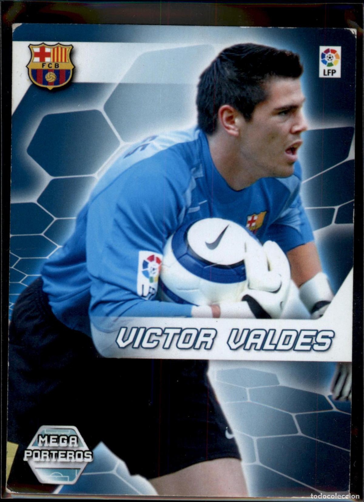 Cromos de F&uacute;tbol: V&iacute;ctor Vald&eacute;s Mega Porteros N&ordm; 403 Bar&ccedil;a (Barcelona) Megacracks Liga BBVA 2006 2007 Panini 06 07