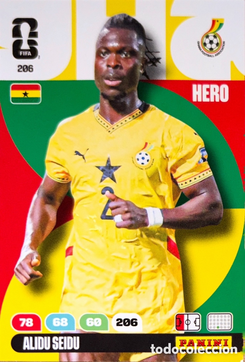 Cromos de Futebol: 206.- ALIDU SEIDU (GHANA) ADRENALYN XL MUNDIAL 2026 (PANINI)