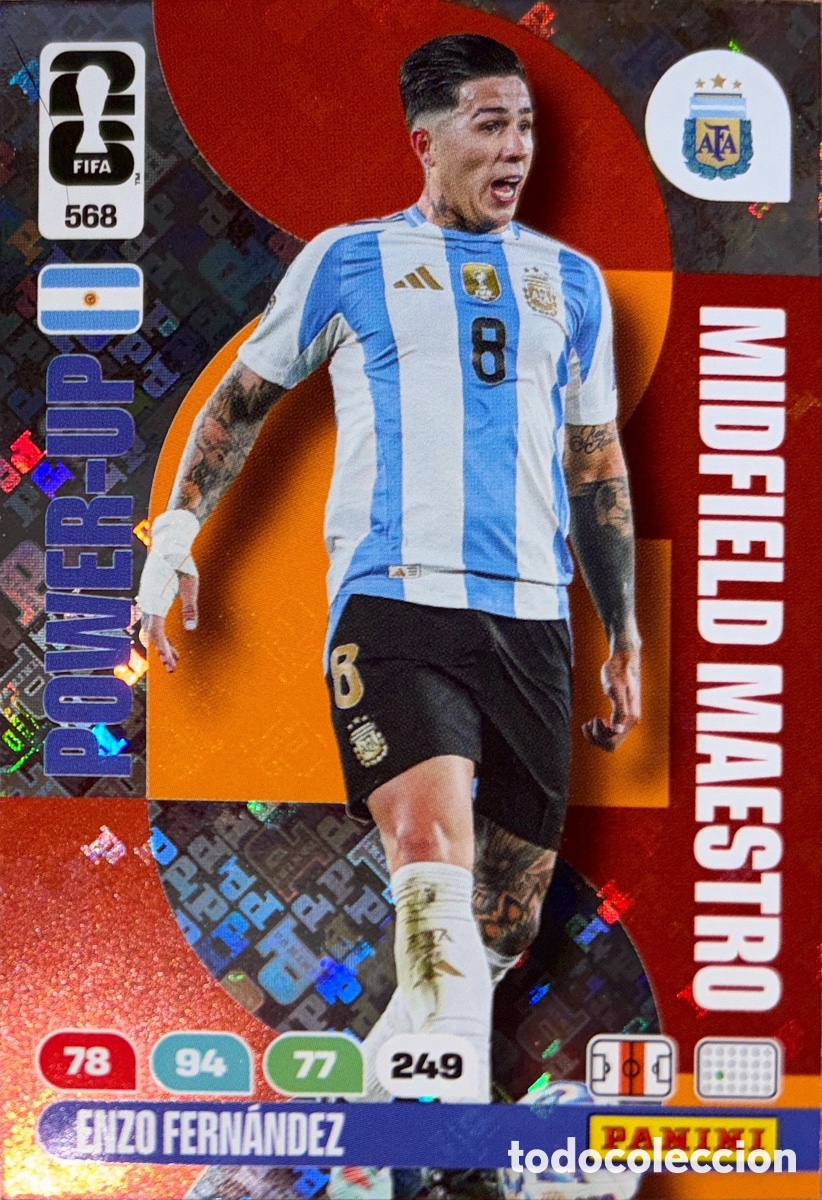Cromos de Futebol: 568.- FERN&Aacute;NDEZ -MIDFIELD MAESTRO- (ARGENTINA) ADRENALYN XL MUNDIAL 2026 (PANINI)