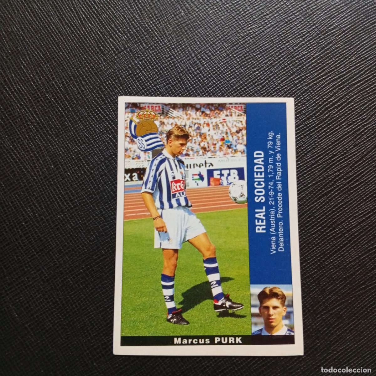 Cromos de F&uacute;tbol: PURK REAL SOCIEDAD PANINI 1995 1996 CROMO FUTBOL LIGA 95 96 - SIN PEGAR - A158 PG10