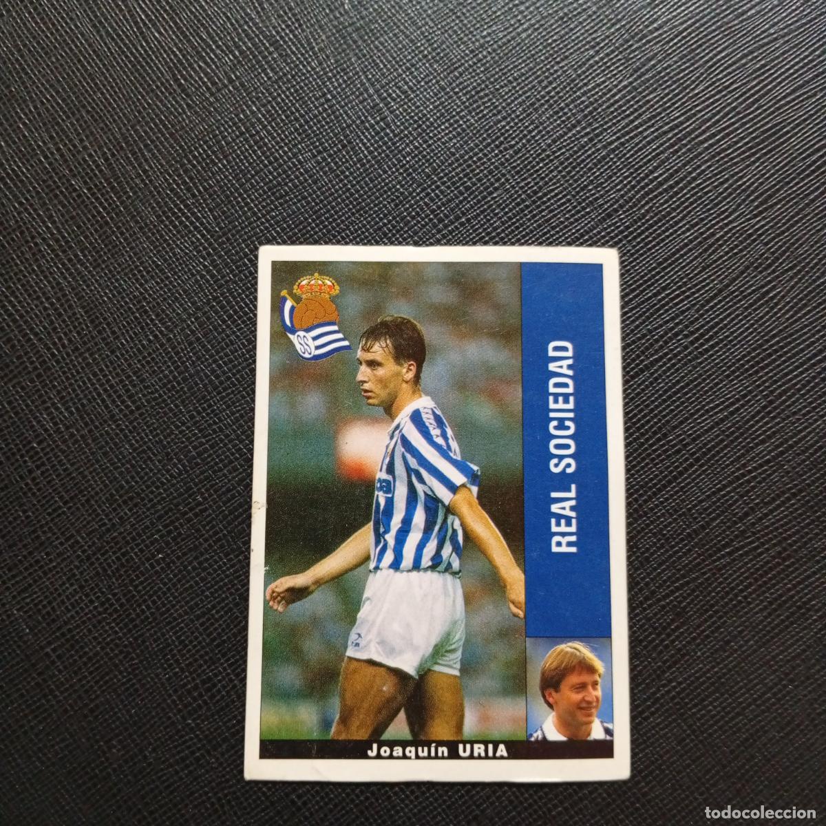 Cromos de F&uacute;tbol: URIA REAL SOCIEDAD PANINI 1995 1996 CROMO FUTBOL LIGA 95 96 - SIN PEGAR - A158 PG10