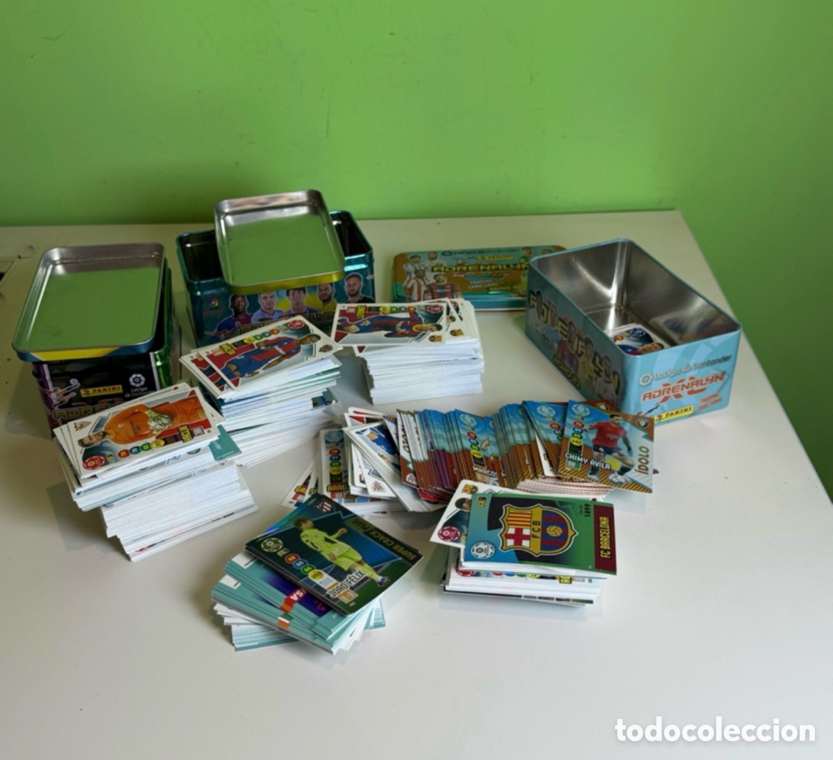 Cromos de F&uacute;tbol: Gran lote de 700 cards f&uacute;tbol Liga 2020 2021. Tarjetas coleccionables de jugadores y equipos.