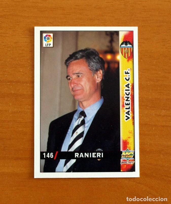 Cromos de F&uacute;tbol: Valencia - N&ordm; 146 Claudio Ranieri Entrenador - Mundicromo Las Fichas de la Liga 1998-1999-98-99