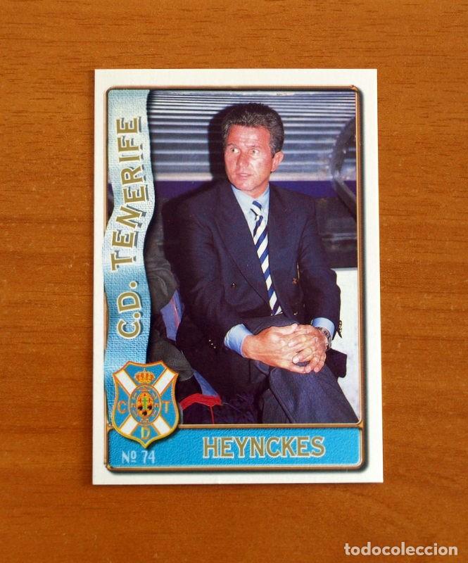 Cromos de F&uacute;tbol: Tenerife -N&ordm; 74 Jupp Heinckes Entrenador -Mundicromo Las Fichas de la Liga de F&uacute;tbol 1996-1997-96-97