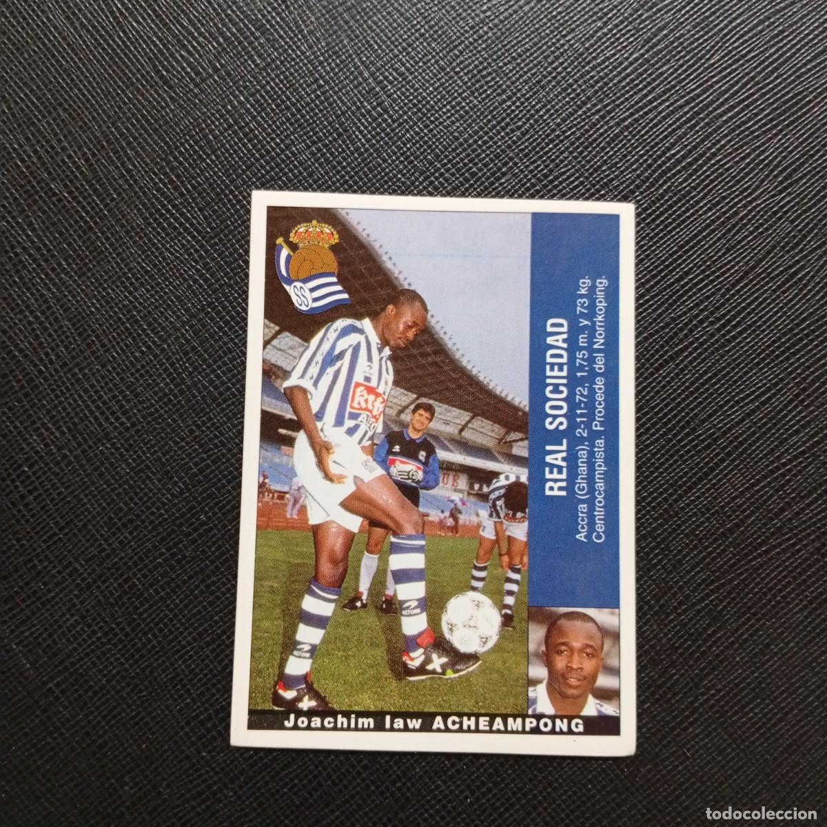 Cromos de F&uacute;tbol: ACHEAMPONG REAL SOCIEDAD PANINI 1995 1996 CROMO FUTBOL LIGA 95 96 - SIN PEGAR - A158 PG10