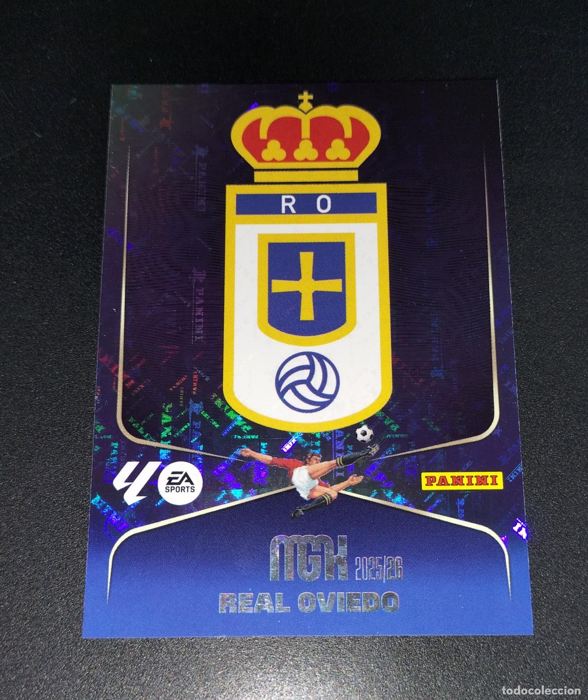 Cromos de F&uacute;tbol: MGK 271 ESCUDO LOGO OVIEDO CROMOS ALBUM MEGACRACKS LIGA FUTBOL 2025 2026 25 26