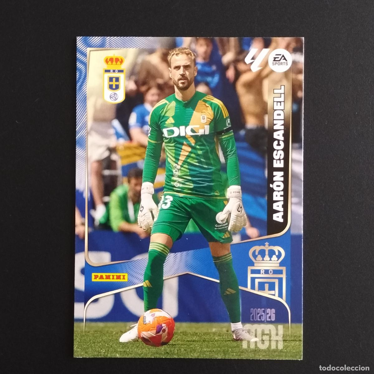 Cromos de F&uacute;tbol: MGK 272 AARON ESCANDELL OVIEDO CROMOS ALBUM MEGACRACKS LIGA FUTBOL 2025 2026 25 26