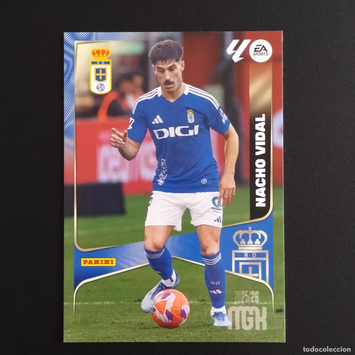 Cromos de Futebol: MGK 274 NACHO VIDAL OVIEDO CROMOS ALBUM MEGACRACKS LIGA FUTBOL 2025 2026 25 26