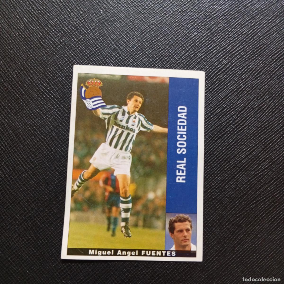 Cromos de F&uacute;tbol: FUENTES REAL SOCIEDAD PANINI 1995 1996 CROMO FUTBOL LIGA 95 96 - SIN PEGAR - A158 PG19 B