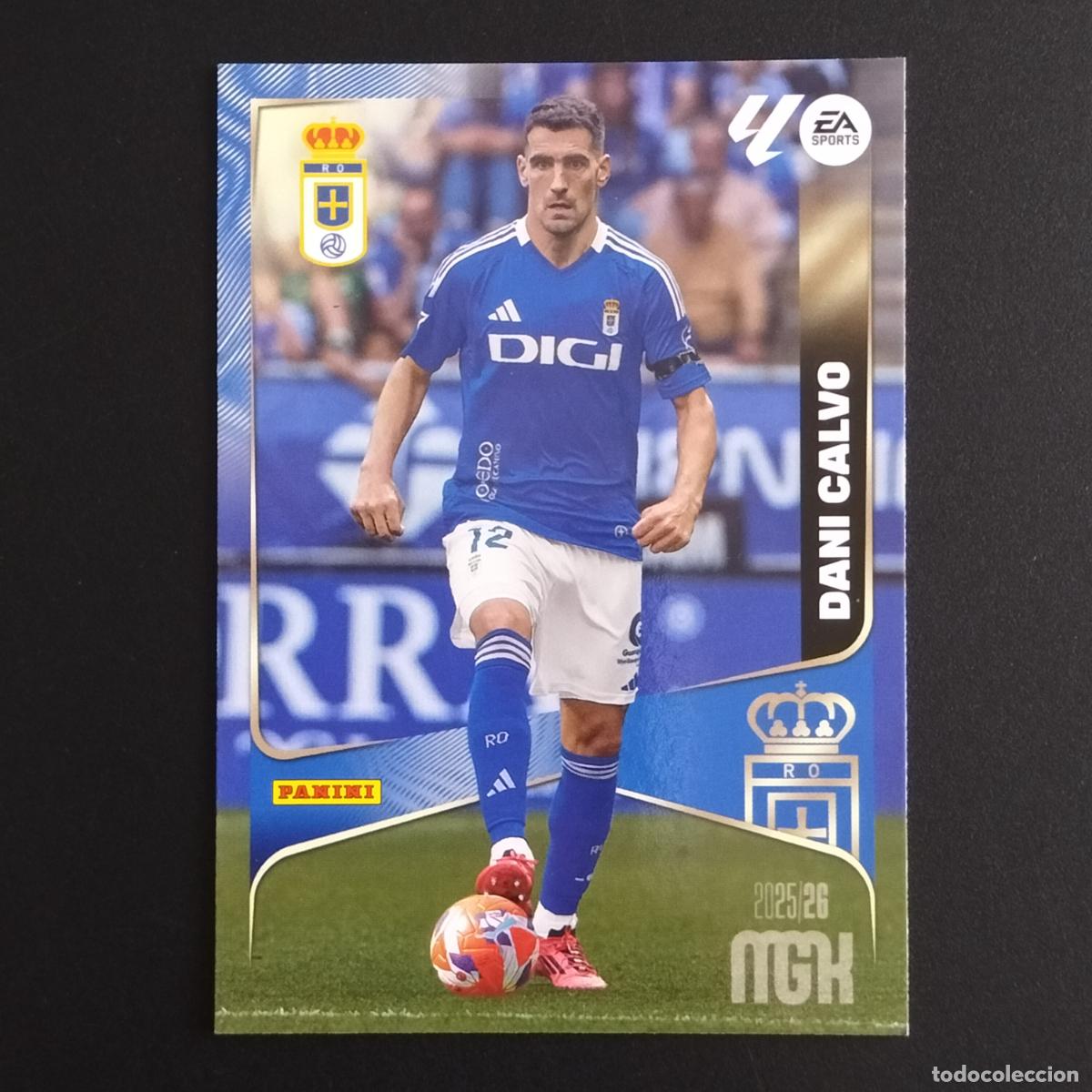 Cromos de F&uacute;tbol: MGK 275 DANI CALVO OVIEDO CROMOS ALBUM MEGACRACKS LIGA FUTBOL 2025 2026 25 26