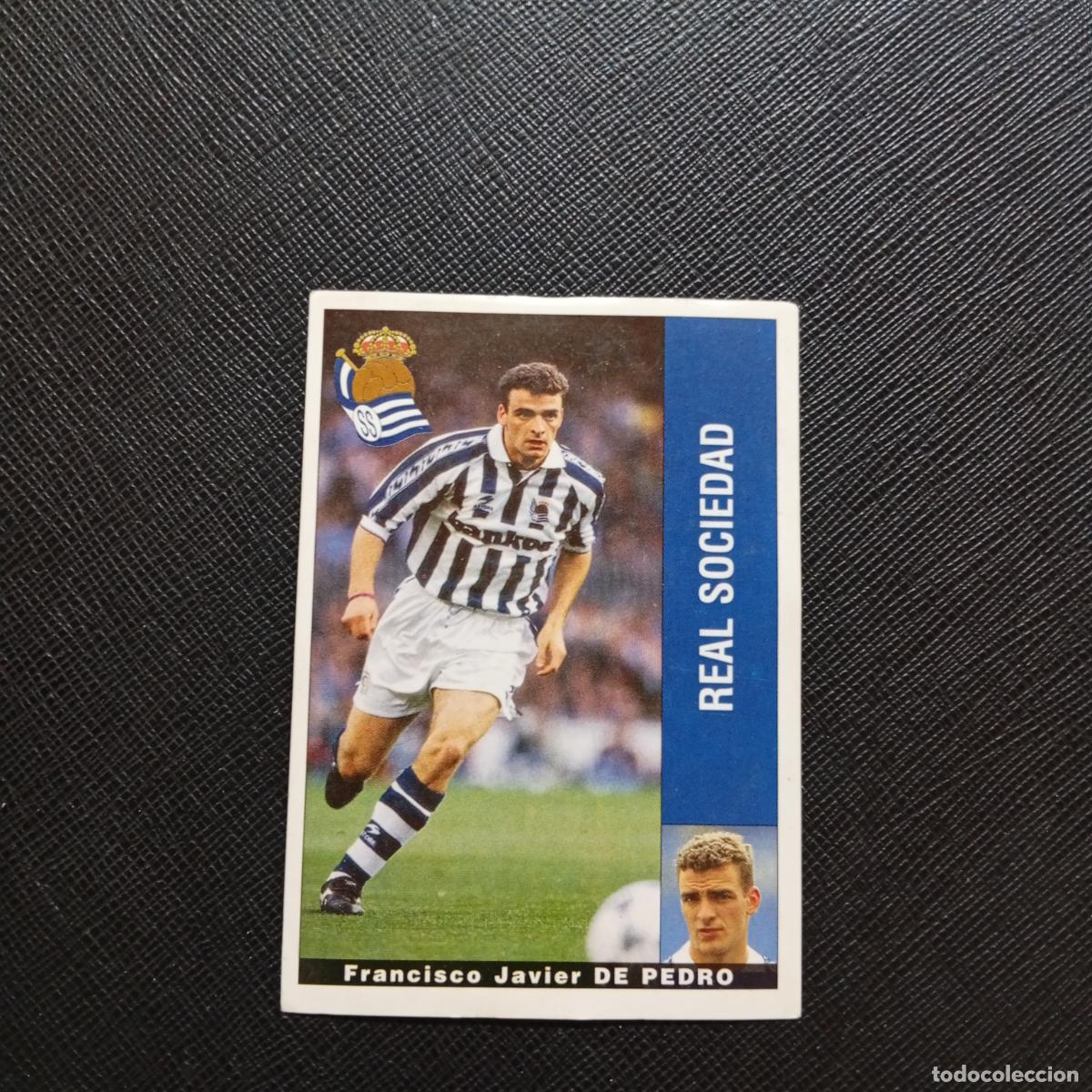 Cartes &agrave; collectionner de Football: DE PEDRO REAL SOCIEDAD PANINI 1995 1996 CROMO FUTBOL LIGA 95 96 - SIN PEGAR - A158 PG19