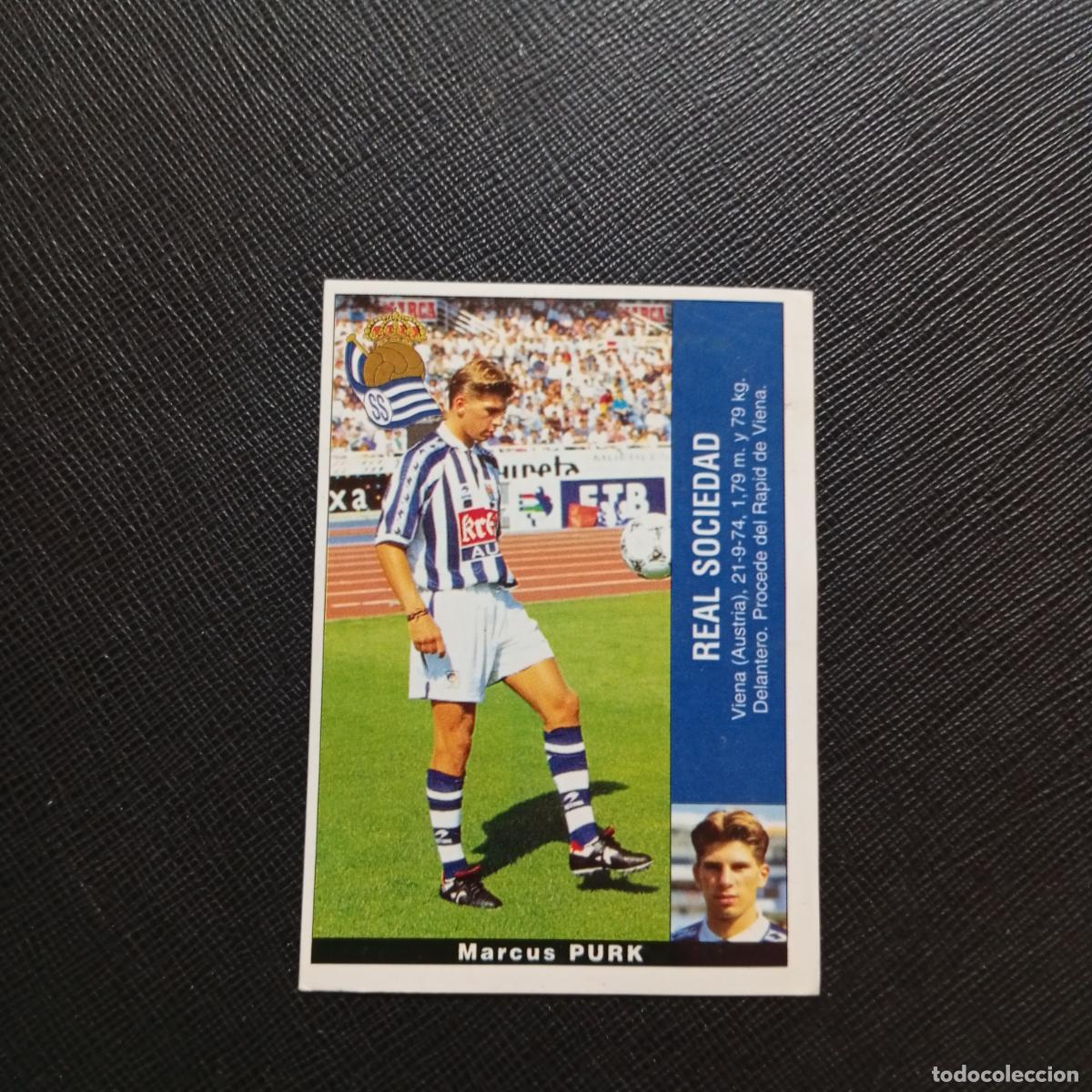 Cartes &agrave; collectionner de Football: PURK REAL SOCIEDAD PANINI 1995 1996 CROMO FUTBOL LIGA 95 96 - SIN PEGAR - A158 PG19