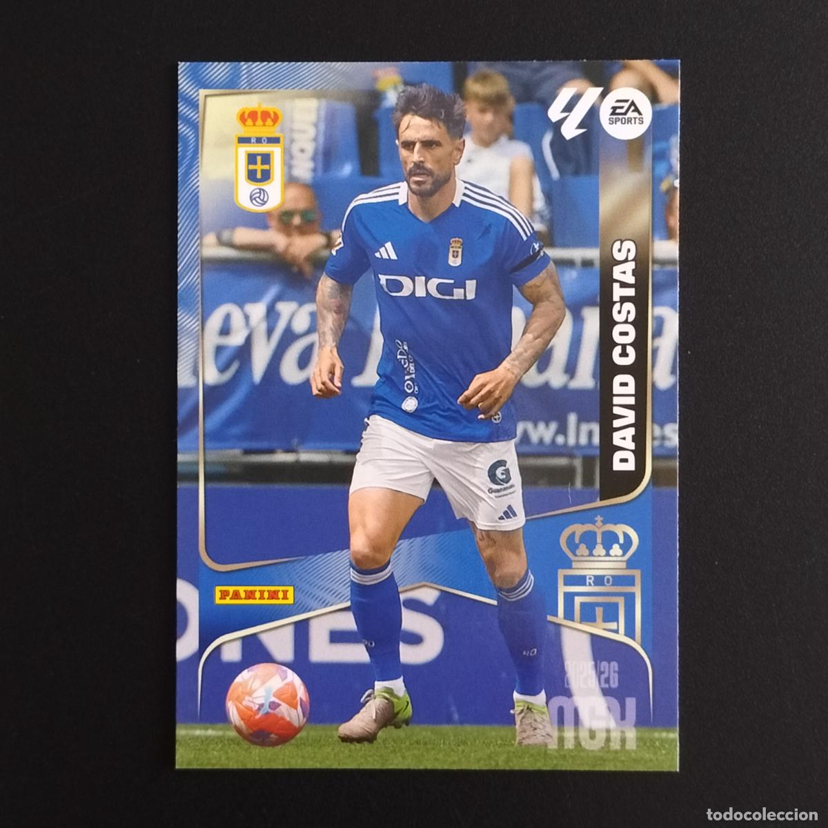 Cartes &agrave; collectionner de Football: MGK 277 DAVID COSTAS OVIEDO CROMOS ALBUM MEGACRACKS LIGA FUTBOL 2025 2026 25 26