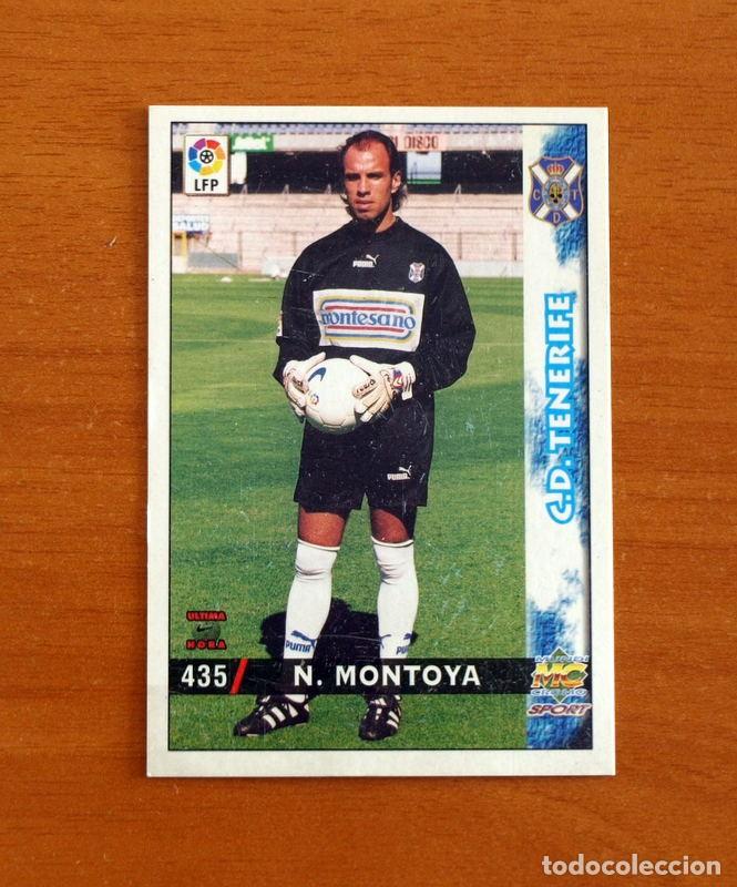Cromos de F&uacute;tbol: Tenerife -N&ordm; 435 N. Montoya -Corregido-&Uacute;ltima Hora-Mundicromo Las Fichas de la Liga 1998-1999-98-99