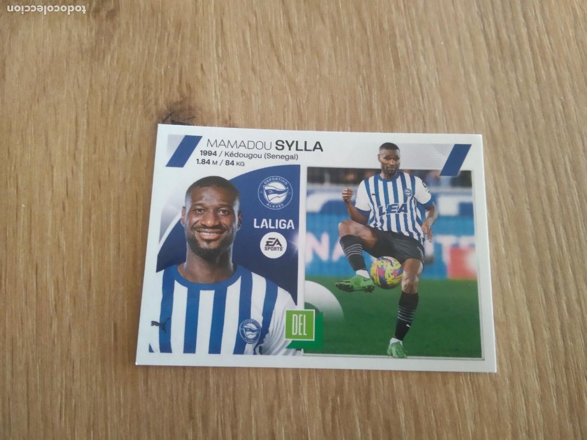 Cromos de F&uacute;tbol: 18 B MAMADOU SYLLA ALAVES CROMO FUTBOL PANINI LIGA 2023-2024 EDICIONES ESTE 23-24