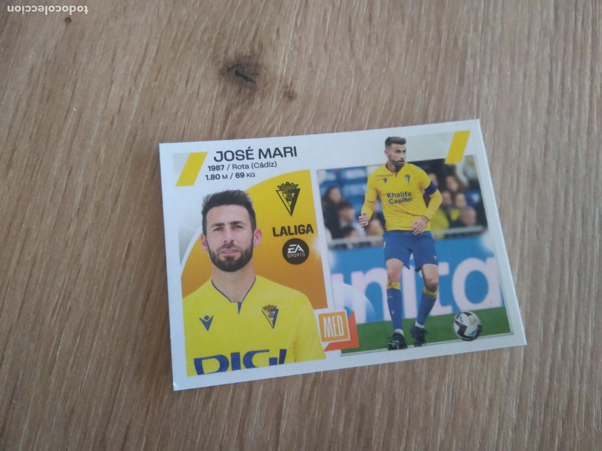 Cromos de F&uacute;tbol: 13 JOSE MARI CADIZ CROMO FUTBOL PANINI LIGA 2023-2024 EDICIONES ESTE 23-24