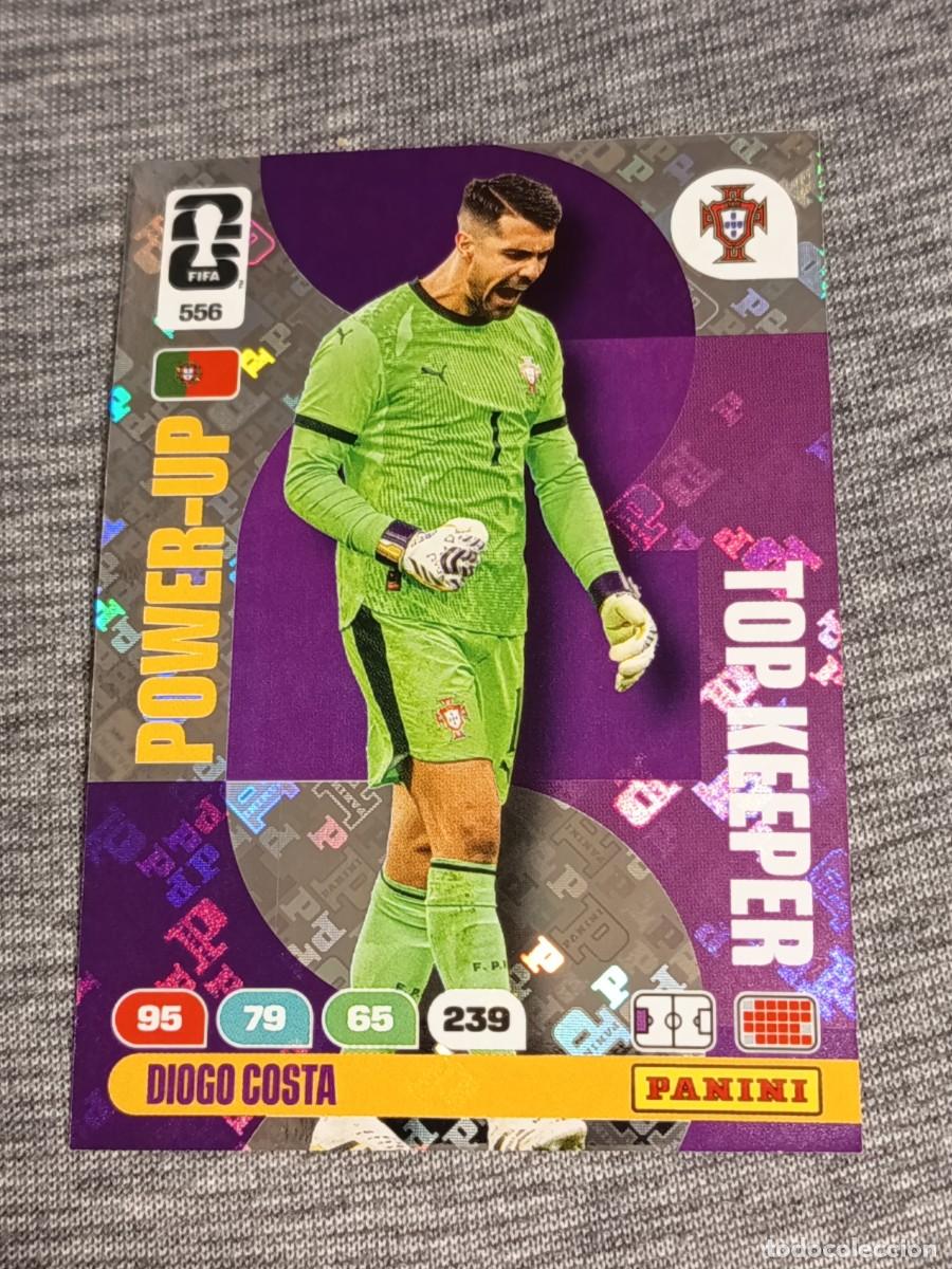 Cromos de F&uacute;tbol: Adrenalyn XL FIFA WORLD CUP 2026 DIOGO COSTA N&deg;556 POWER-UP TOP KEEPER nuevo