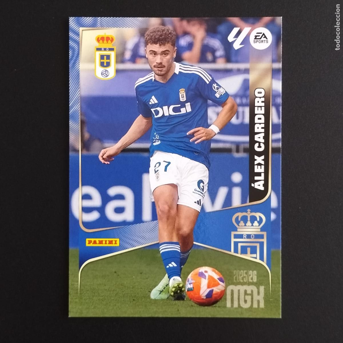 Cromos de F&uacute;tbol: MGK 283 ALEX CARDERO OVIEDO CROMOS ALBUM MEGACRACKS LIGA FUTBOL 2025 2026 25 26