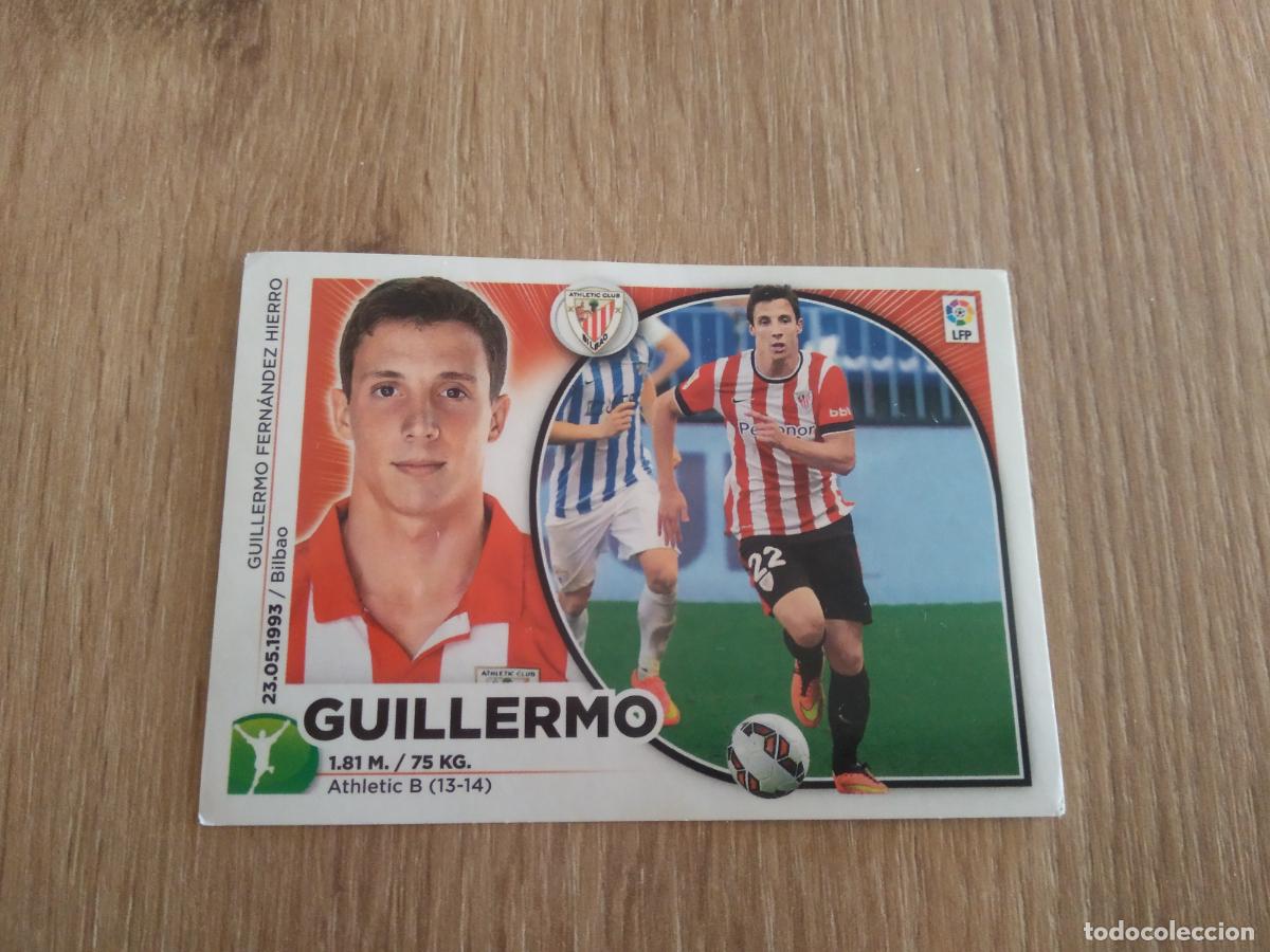 Cromos de F&uacute;tbol: 20 GUILLERMO ATHLETIC CLUB BILBAO CROMO FUTBOL PANINI LIGA 2014-2015 EDICIONES ESTE 14-15