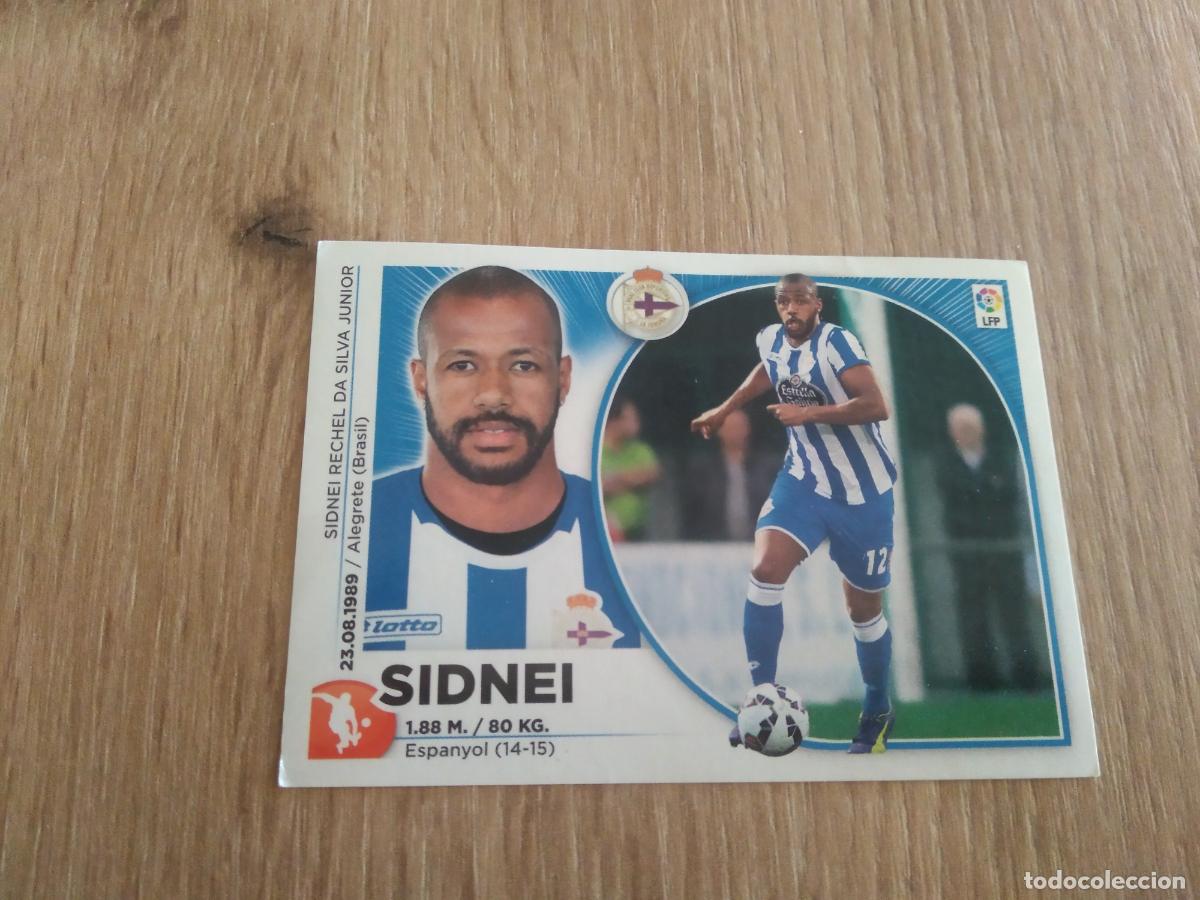Cromos de F&uacute;tbol: 19 SIDNEI DEPORTIVO DE LA CORU&Ntilde;A CROMO FUTBOL PANINI LIGA 2014-2015 EDICIONES ESTE 14-15