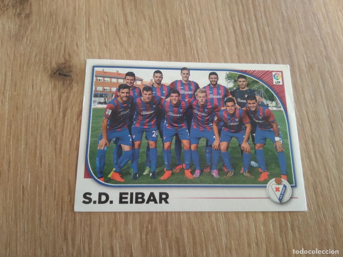 Cromos de F&uacute;tbol: 21 EQUIPO PLANTILLA EIBAR CROMO FUTBOL PANINI LIGA 2014-2015 EDICIONES ESTE 14-15