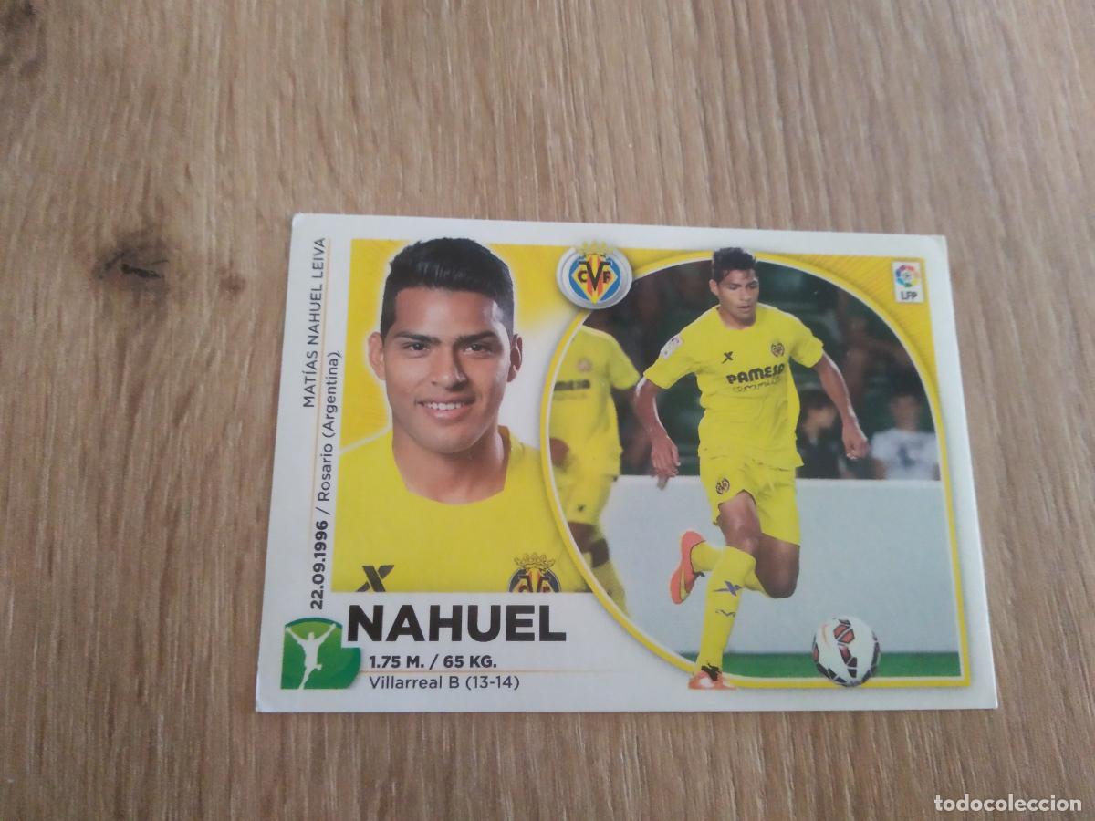 Cromos de F&uacute;tbol: 17 BIS NAHUEL VILLARREAL COLOCA CROMO FUTBOL PANINI LIGA 2014-2015 EDICIONES ESTE 14-15