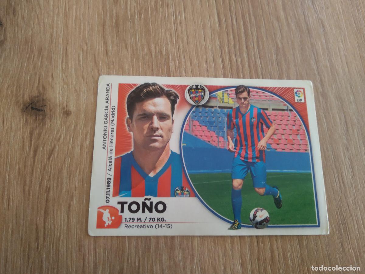 Cromos de F&uacute;tbol: ULTIMO FICHAJE 48 TO&Ntilde;O LEVANTE CROMO FUTBOL PANINI LIGA 2014-2015 EDICIONES ESTE 14-15