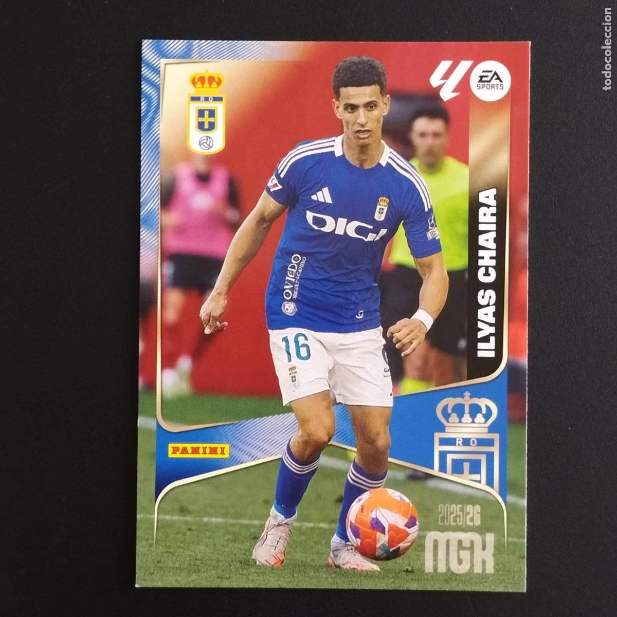 Cromos de F&uacute;tbol: MGK 286 ILYAS CHAIRA OVIEDO CROMOS ALBUM MEGACRACKS LIGA FUTBOL 2025 2026 25 26