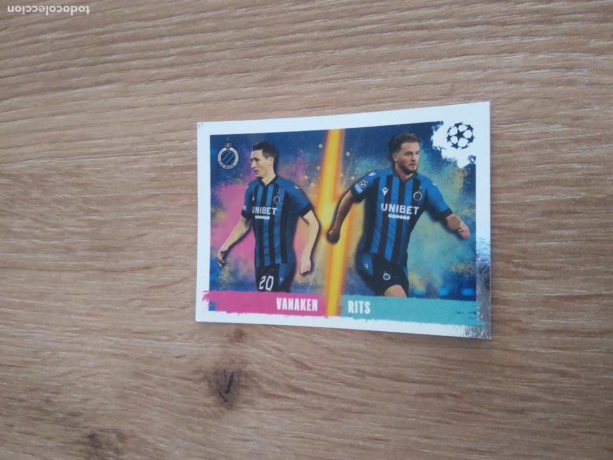 Cromos de F&uacute;tbol: 170 VANAKEN RITS BRUJAS BRUGGE CROMO FUTBOL UEFA CHAMPIONS LEAGUE 2022-2023 TOPPS 22-23