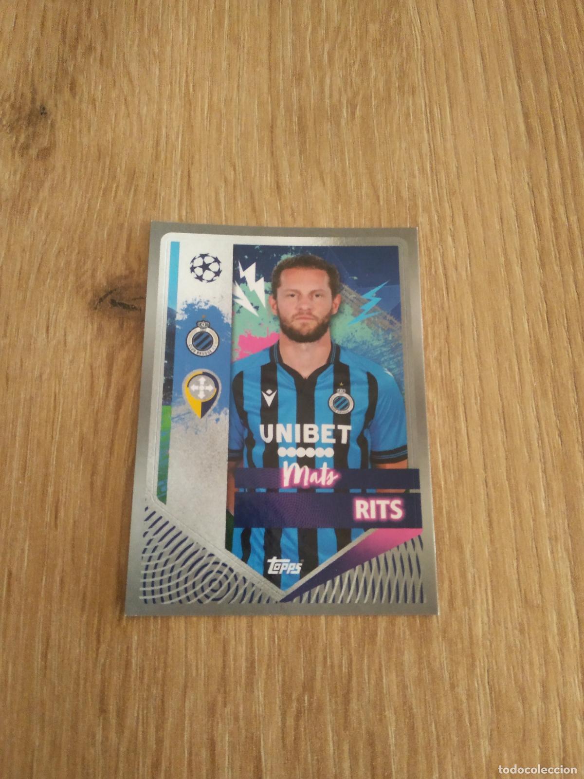 Cromos de F&uacute;tbol: 164 MATS RITS BRUJAS BRUGGE CROMO FUTBOL UEFA CHAMPIONS LEAGUE 2022-2023 TOPPS 22-23