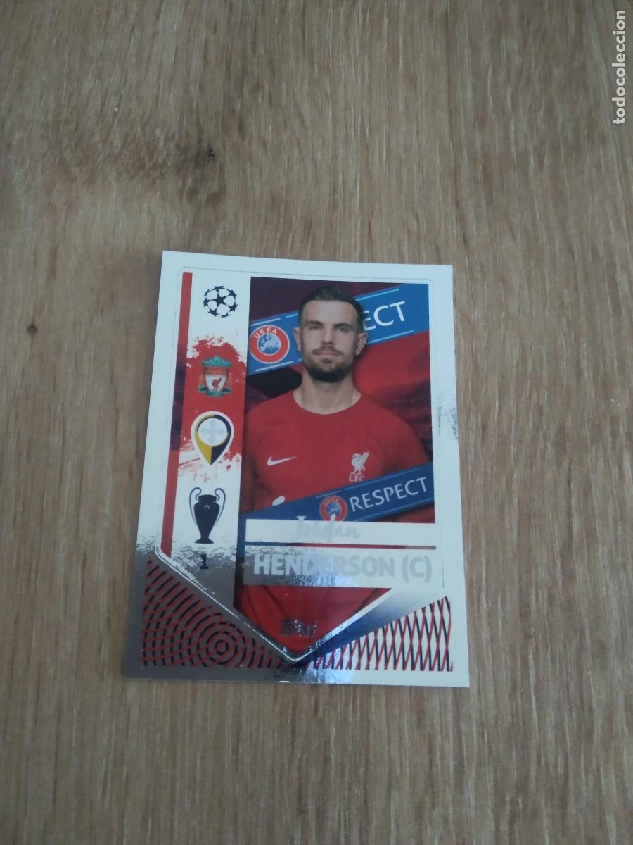 Cromos de F&uacute;tbol: 305 HENDERSON LIVERPOOL CROMO FUTBOL UEFA CHAMPIONS LEAGUE 2022-2023 TOPPS 22-23