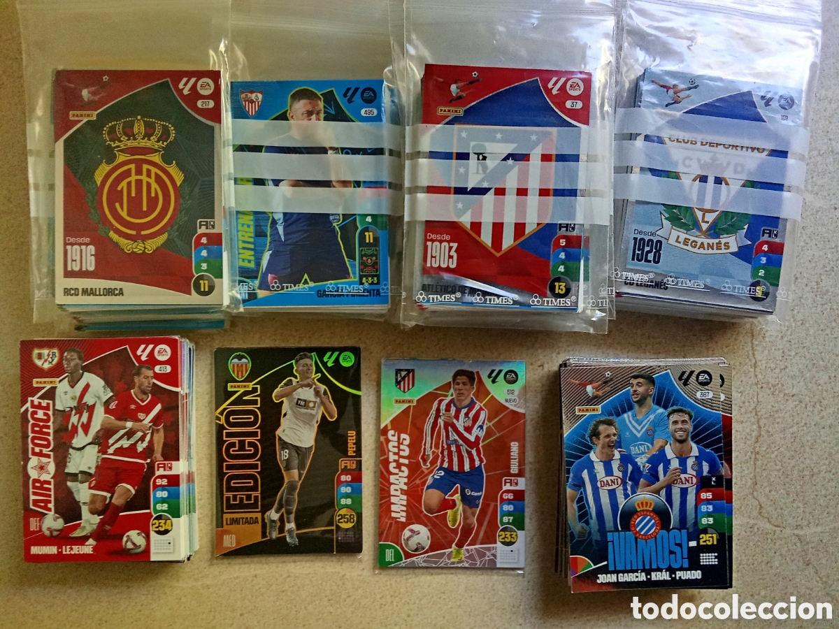 Cromos de F&uacute;tbol: LOTE 432 CROMOS DIFERENTES ADRENALYN 24 25