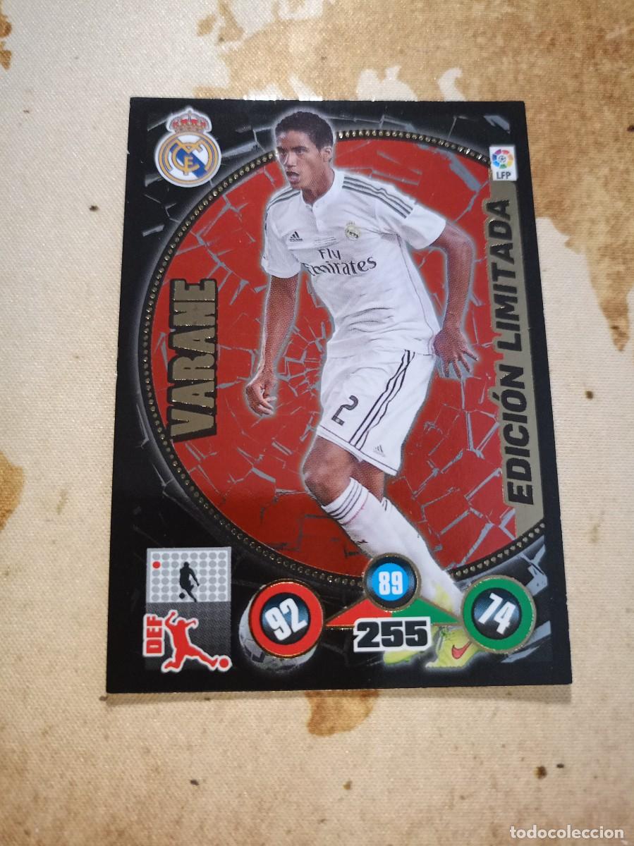 Cromos de F&uacute;tbol: Edici&oacute;n Limitada VARANE Adrenalyn 2014-15