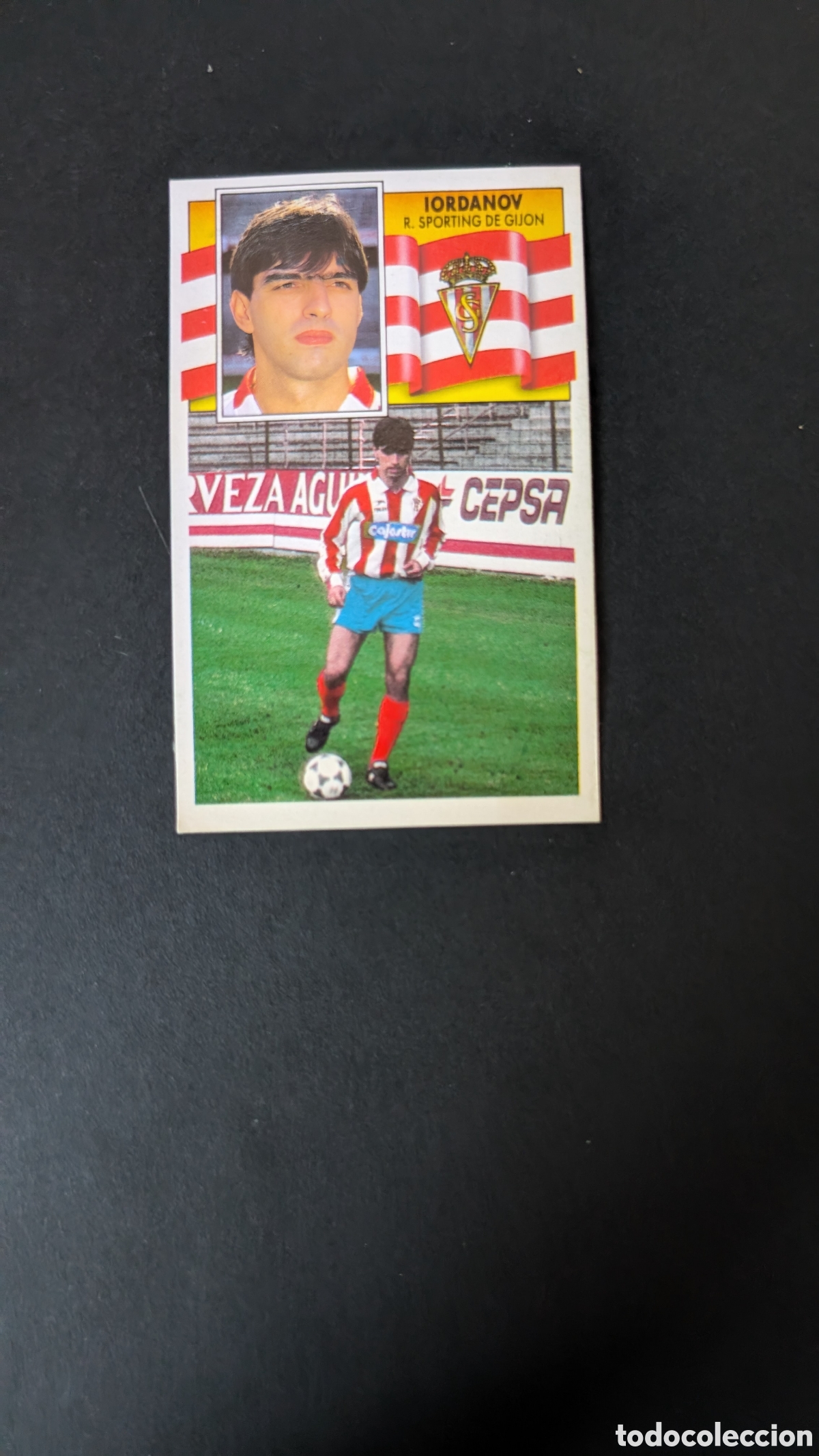 Cromos de F&uacute;tbol: L1 IORDANOV SPORTING GIJON FICHAJE 24 LIGA ESTE 1990/91 90 91 DESPEGADO