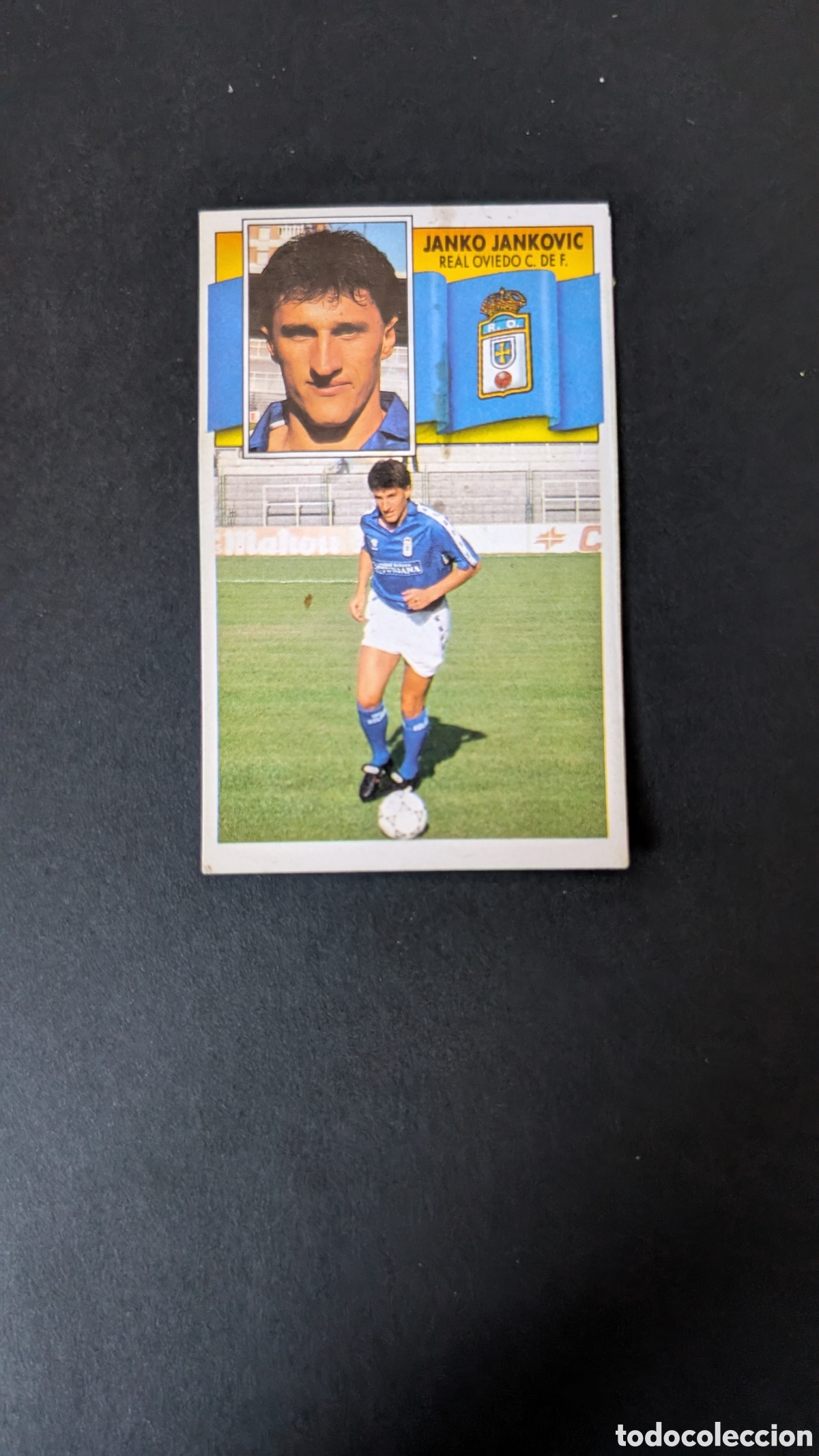 Cromos de F&uacute;tbol: L1 JANKO JANKOVIC OVIEDO FICHAJE 25 LIGA ESTE 1990/91 90 91 DESPEGADO