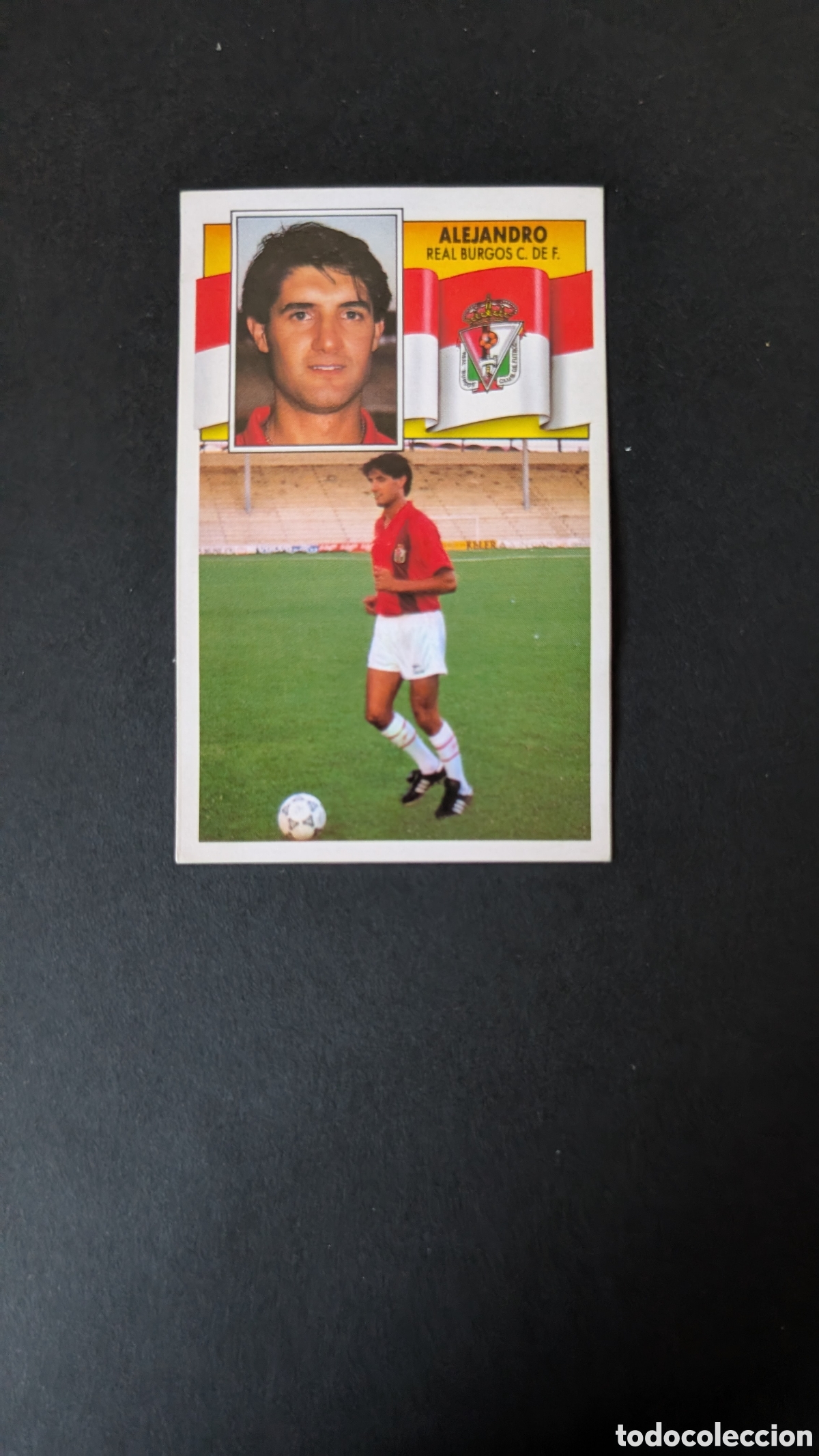 Cromos de Futebol: L1 ALEJANDRO BURGOS FICHAJE 27 LIGA ESTE 1990/91 90 91 DESPEGADO