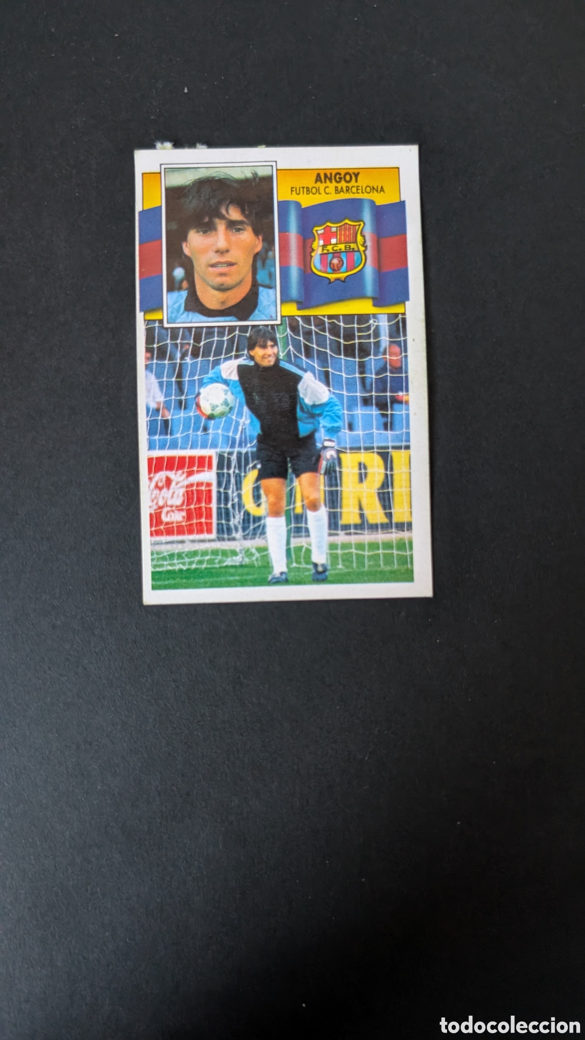 Figurine di Calcio: L1 ANGOY BARCELONA COLOCA LIGA ESTE 1990/91 90 91 DESPEGADO