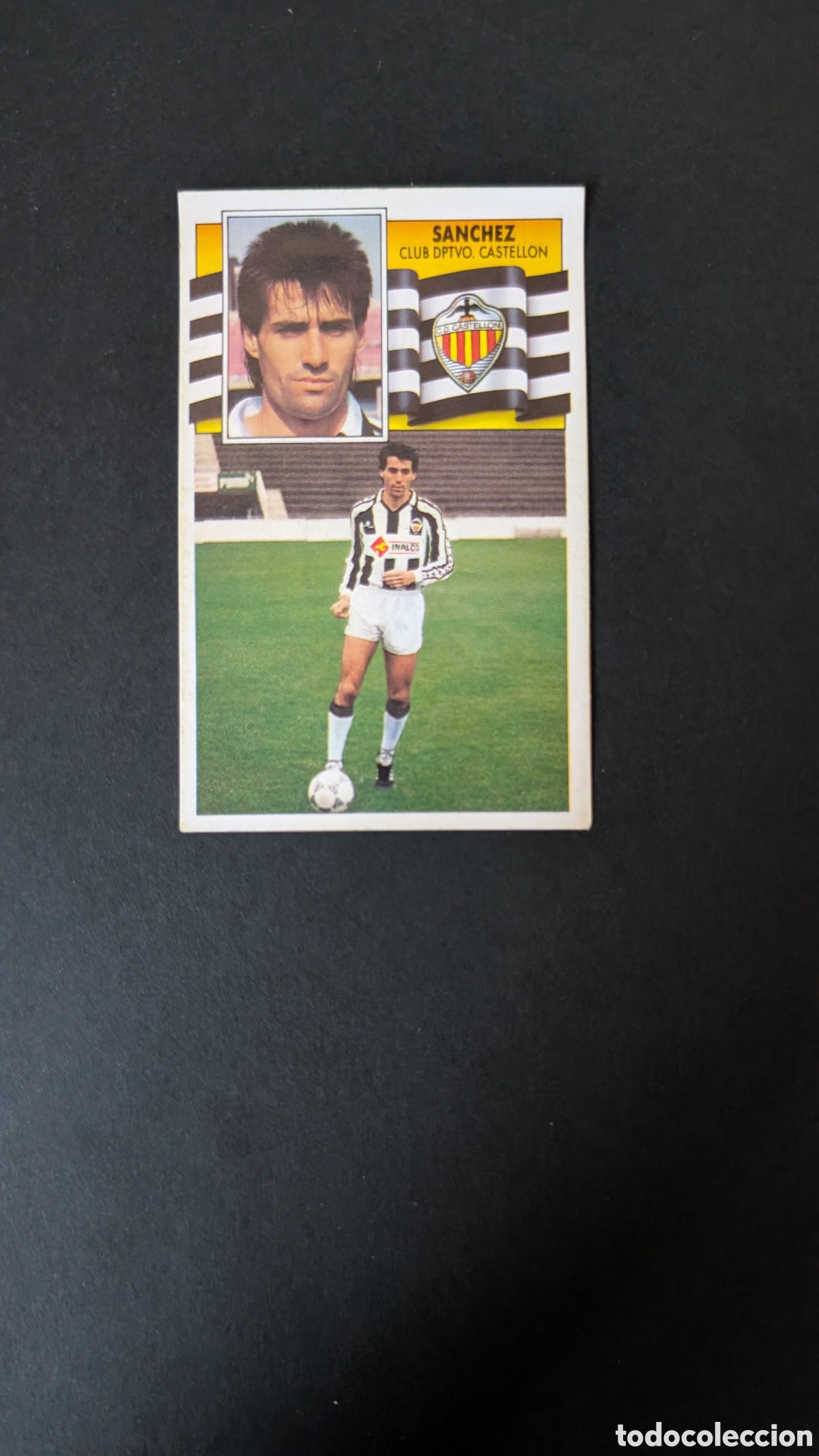 Figurine di Calcio: L1 SANCHEZ CASTELLON COLOCA LIGA ESTE 1990/91 90 91 DESPEGADO