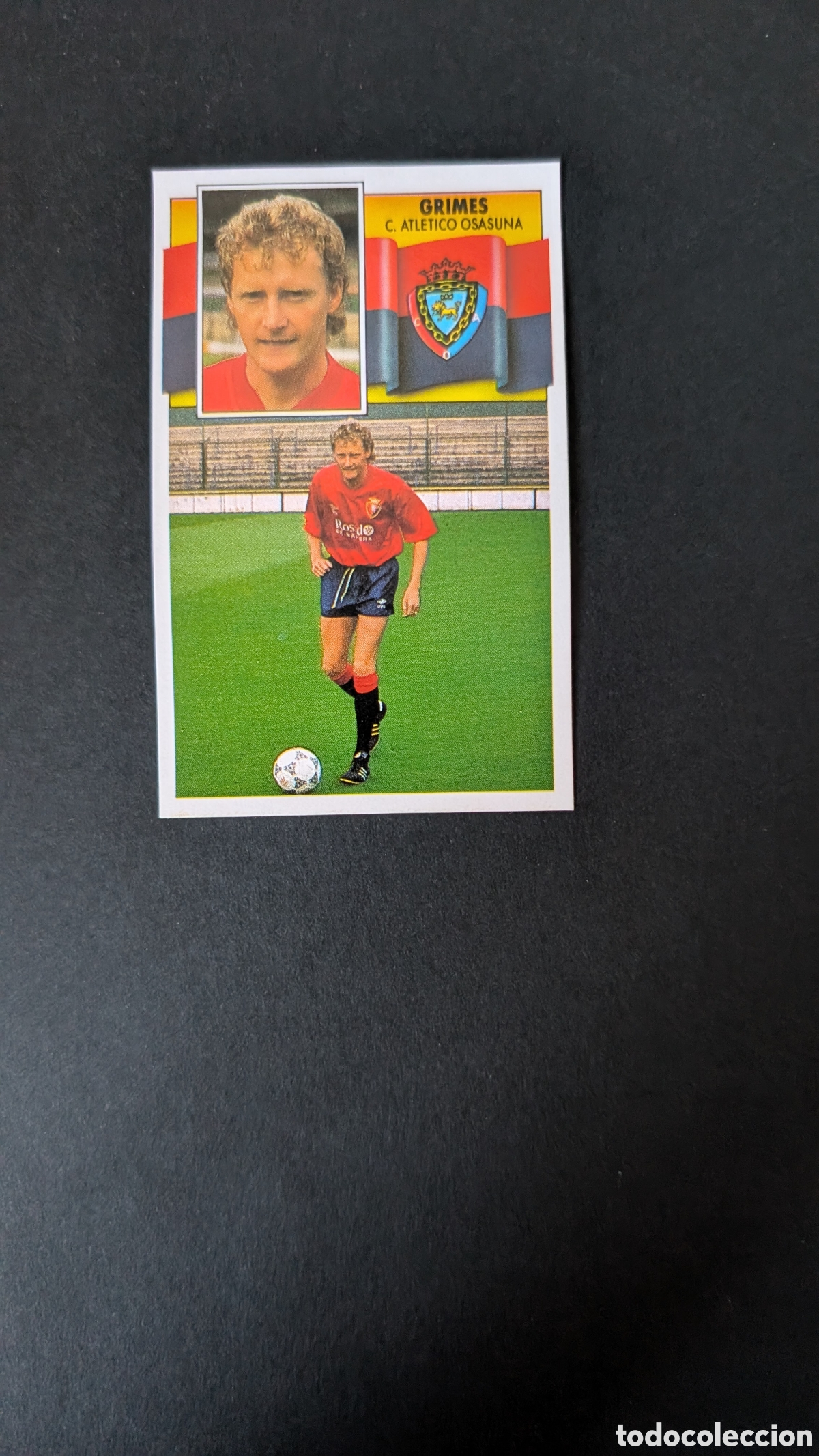 Figurine di Calcio: L1 GRIMES OSASUNA COLOCA LIGA ESTE 1990/91 90 91 DESPEGADO