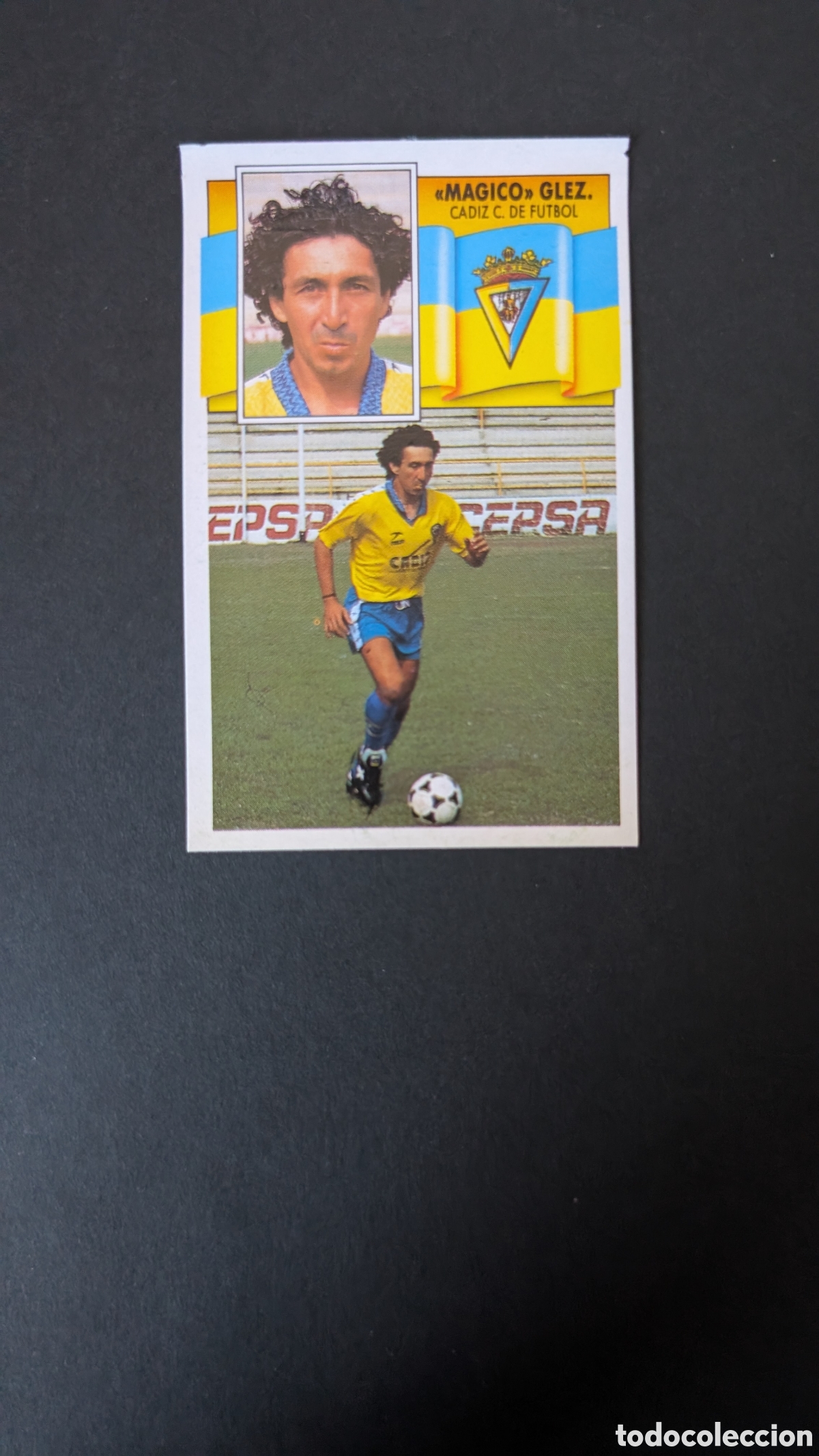 Cromos de Futebol: L1 MAGICO GONZALEZ CADIZ LIGA ESTE 1990/91 90 91 DESPEGADO