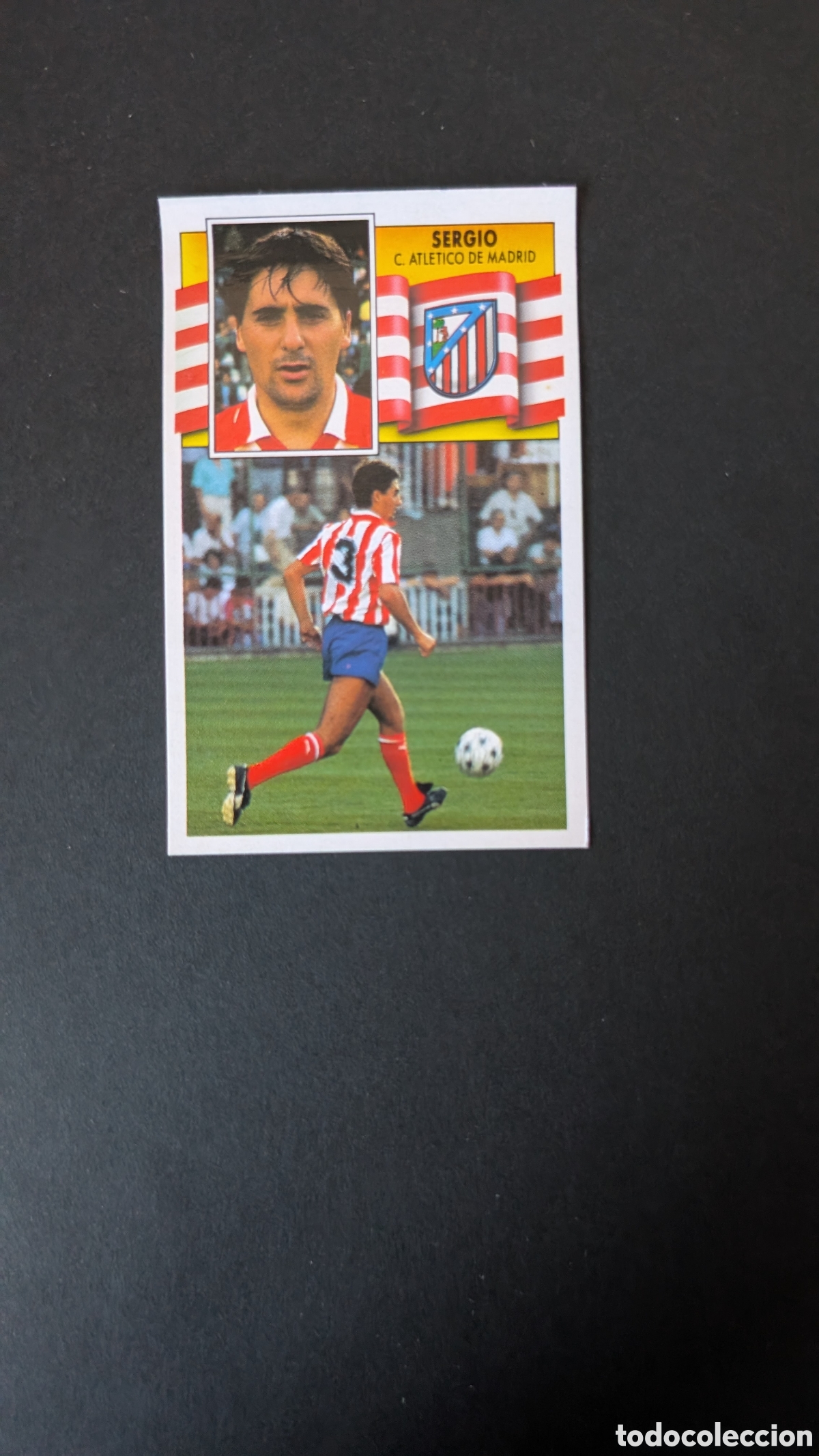 Cromos de Futebol: L1 SERGIO ATLETICO MADRID BAJA LIGA ESTE 1990/91 90 91 DESPEGADO