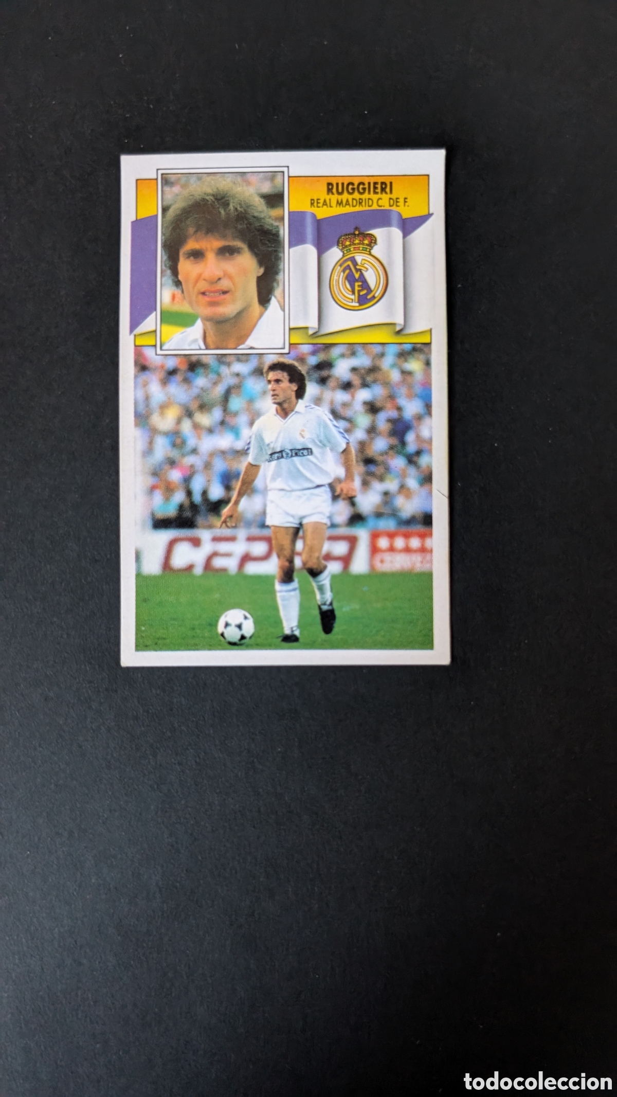 Cromos de Futebol: L1 RUGGIERI BAJA REAL MADRID LIGA ESTE 1990/91 90 91 DESPEGADO