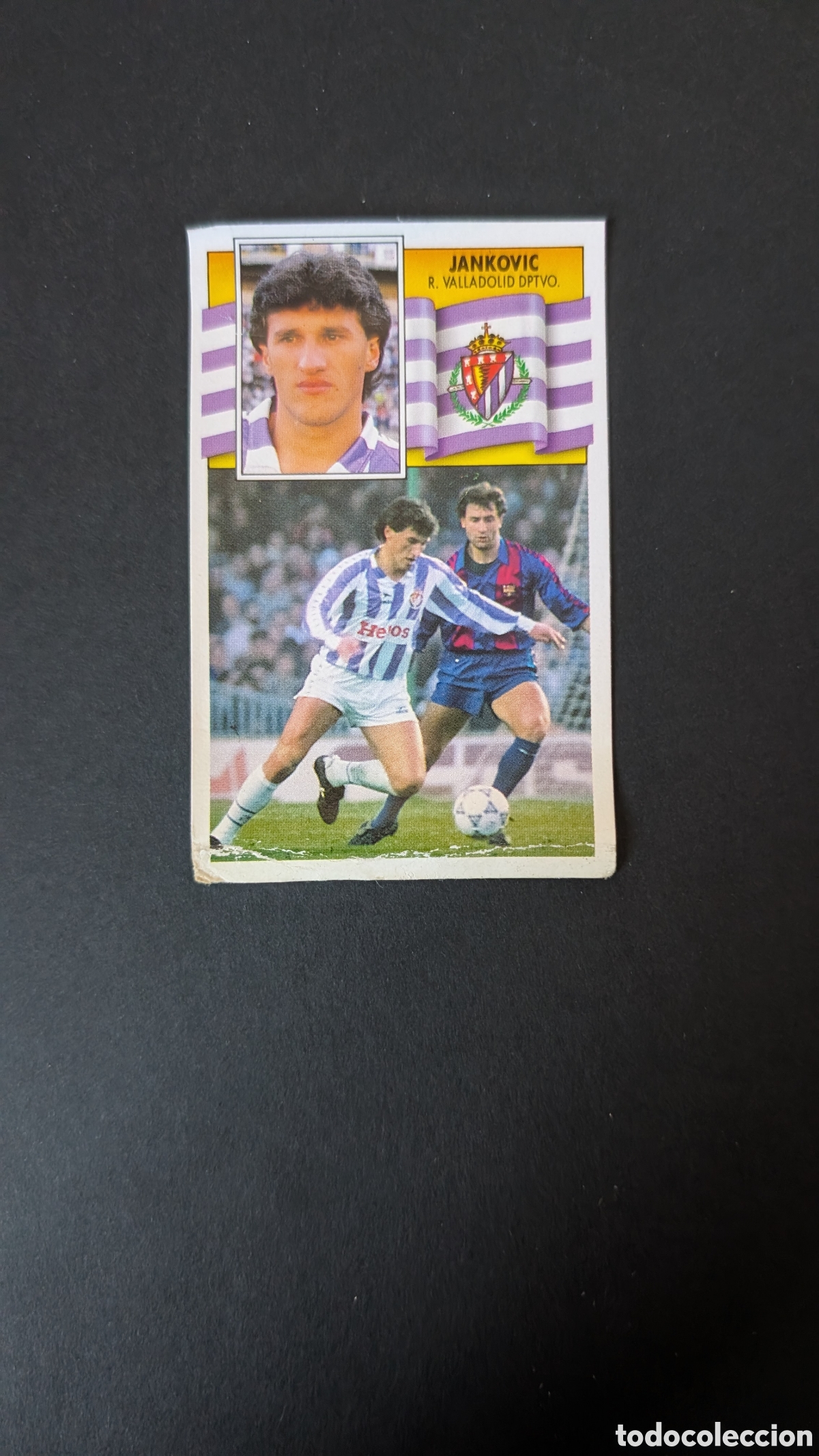 Figurine di Calcio: L1 JANKOVIC VALLADOLID BAJA LIGA ESTE 1990/91 90 91 DESPEGADO