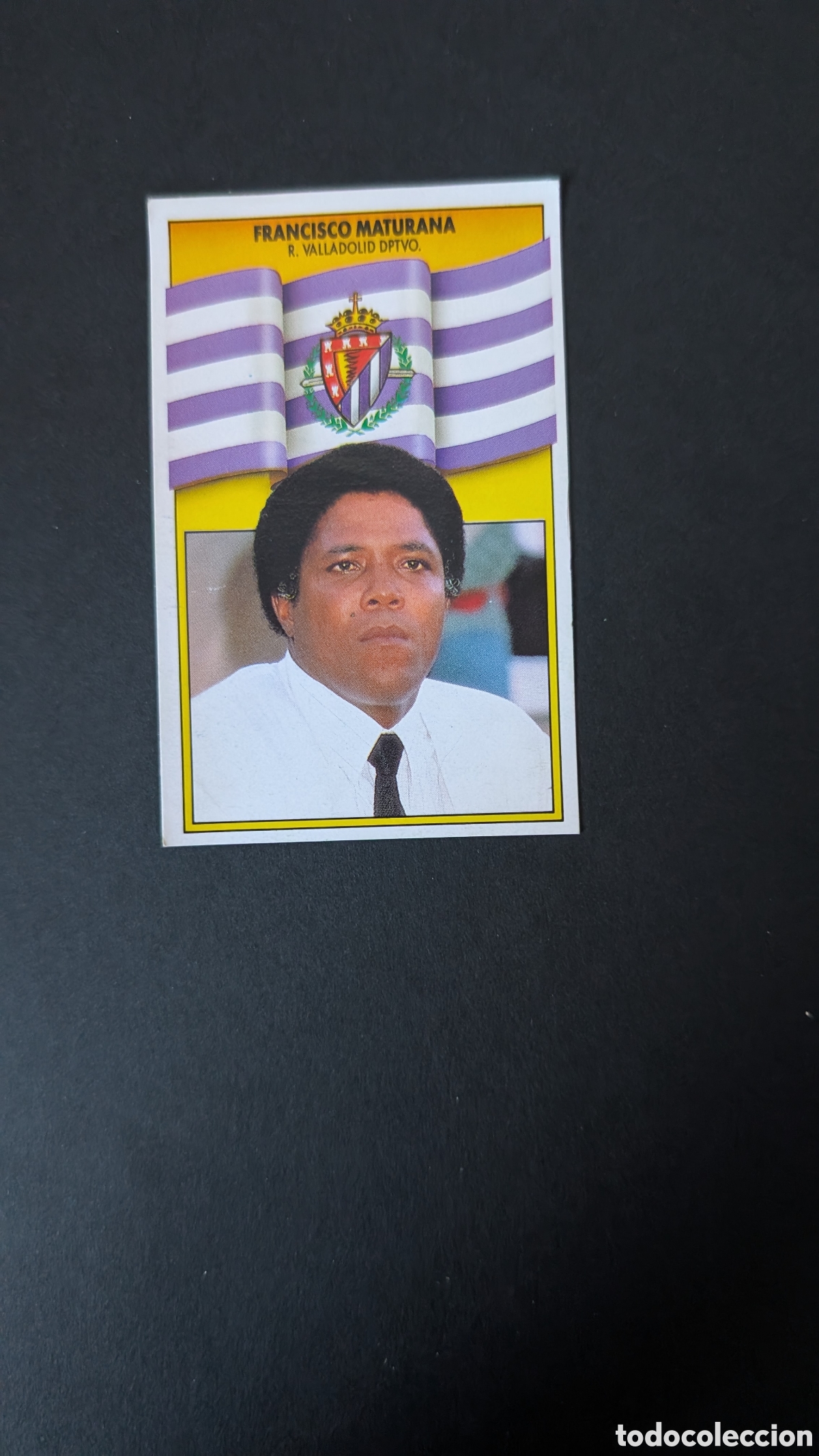 Figurine di Calcio: L1 MATURANA VALLADOLID ENTRENADOR LIGA ESTE 1990/91 90 91 DESPEGADO