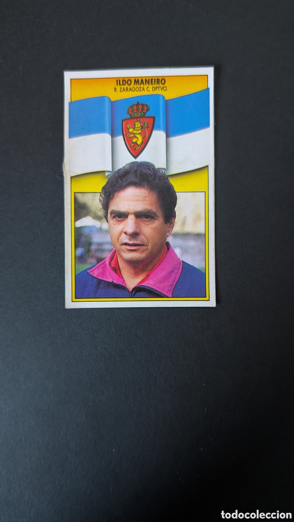Figurine di Calcio: L1 ILDO MANEIRO ZARAGOZA ENTRENADOR LIGA ESTE 1990/91 90 91 DESPEGADO