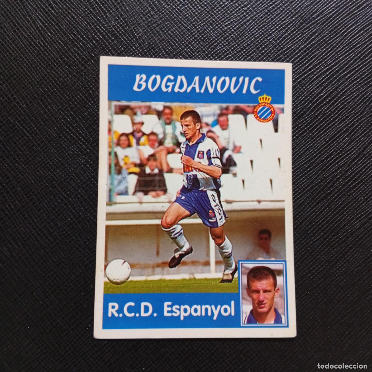 Cromos de F&uacute;tbol: 185 BOGDANOVIC ESPA&Ntilde;OL PANINI 1997 1998 CROMO FUTBOL LIGA 97 98 - SIN PEGAR - A158 PG28