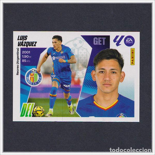 Figurine di Calcio: LIGA ESTE 2025 2026 25 26 PANINI LUIS VAZQUEZ 18 FICHAJE GETAFE MERCADO INVIERNO COLECCI&Oacute;N ALBUM
